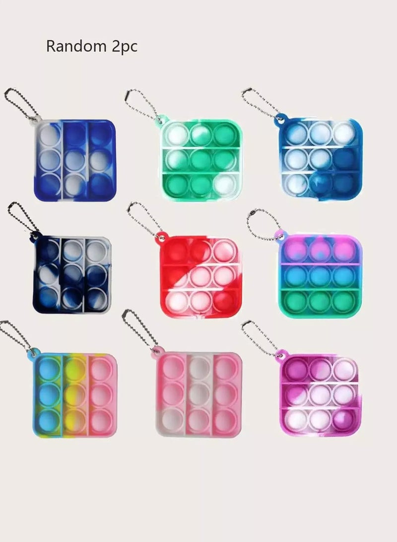 Generic 2pcs Random Color Push Pop Bubble  - Image 2