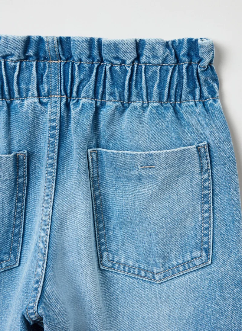 Ovs OVS Paper Bag Jeans With Pockets