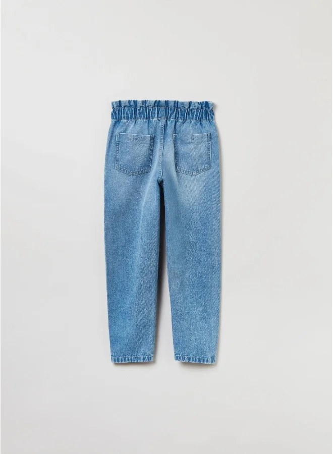 Ovs OVS Paper Bag Jeans With Pockets