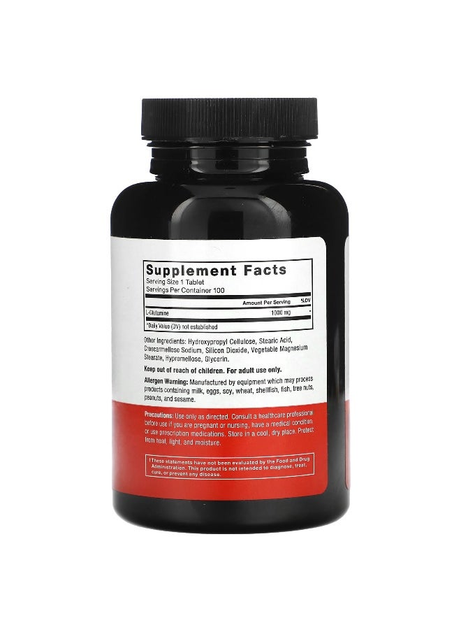 Force Factor Force Factor, L-Glutamine Tablets, 1,000 mg, 100 Tablets  - Image 2