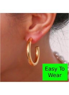 18K Hoop Earrings – Dazzling Large Circle  Collection with Swarovski Elements - Elevate Everyday Style with Fashion-forward Women's Jewelry - Explore Elegant Designs, Perfect for Casual or Formal Wear - pzsku/ZD3D43712FD542AB985F4Z/45/_/1707206173/125bd0c4-187f-417e-ab11-825e3c9be033