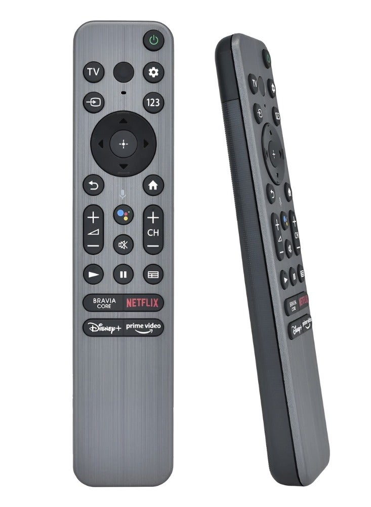 IAF Remote Control for Sony TV with Voice Control Compatible TV Models KD-55X80CK KD-65X80CK KD-75X80CK KD-85X80CK XR-42A90K XR-48A90K XR-55A80CK XR-55A95K XR-55X90CK XR-65A80CK XR-65A95K XR-65X90CK XR-65 - Image 1