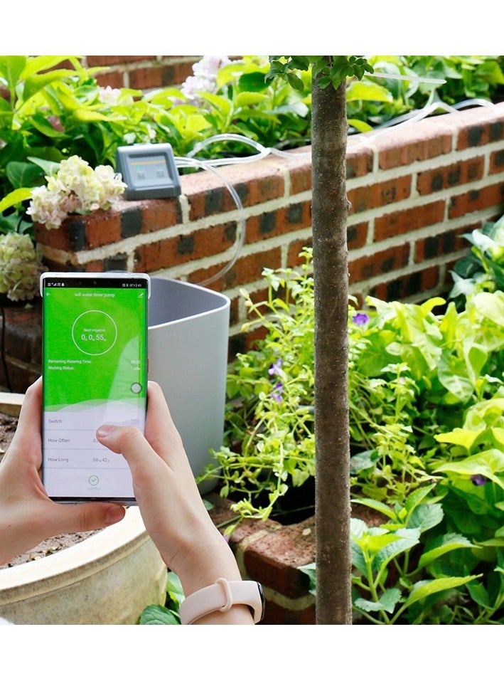 RAINPOINT - Wifi Programmable Watering Timer Intelligent Irrigation Controller Automatic Watering System with Drippers Tubing Barb Fittings for Home Garden Balcony Greenhouse - Image 1