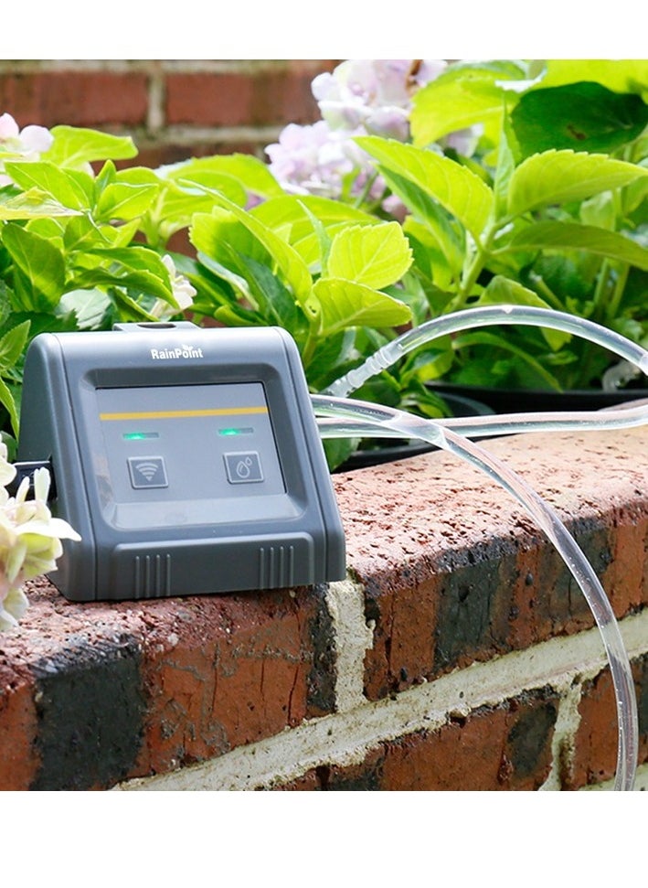 RAINPOINT - Wifi Programmable Watering Timer Intelligent Irrigation Controller Automatic Watering System with Drippers Tubing Barb Fittings for Home Garden Balcony Greenhouse - Image 1