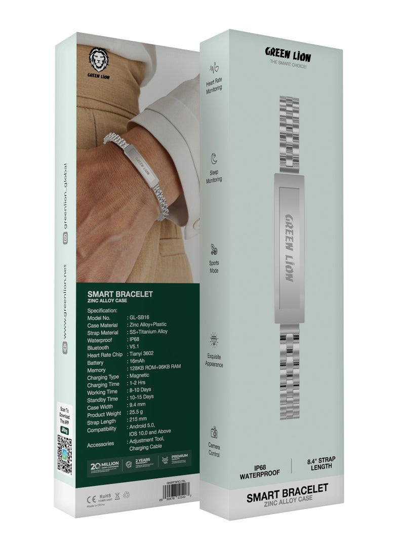 Smart Bracelet Zink Alloy Case / 5 Days Working Time / Magnetic Charging Type / Sleep Monitoring / Camera Control / Sports Mode / Exquisite Appearance - Silver - pzsku/ZD3D478402A0B417FEABDZ/45/_/1737030492/726fad06-e1f8-4ef6-bb59-07daf8f163d1