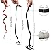ONESING 22 Pcs Fake Snake Rubber Snakes Realistic Snake 1848 Inch Halloween Black Snake for Garden Props to Scare Birds Squirrels Mice Pranks Stuff Easter Gift - Image 3