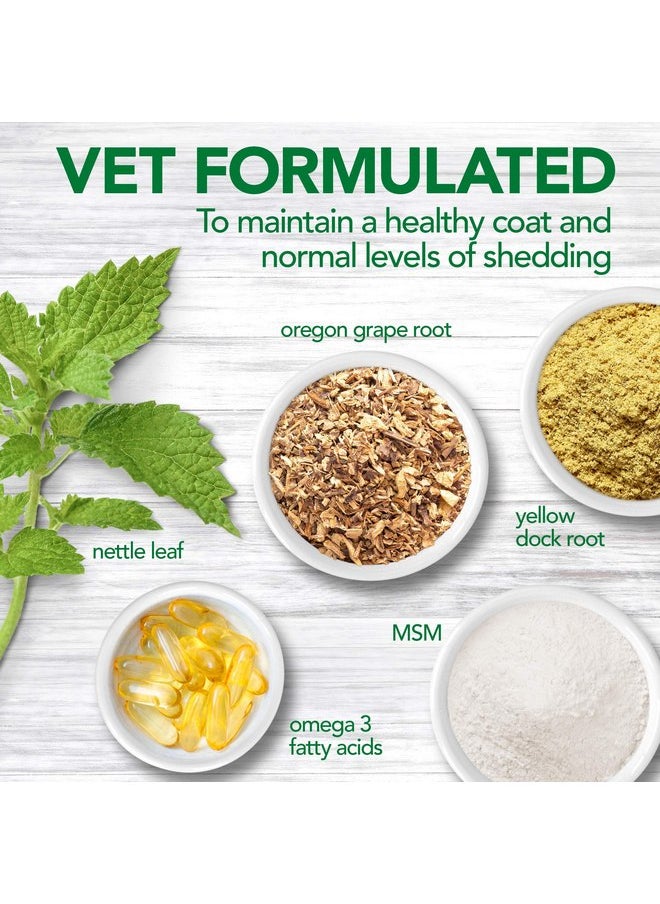 Vet's Best Vet's Best Healthy Coat Shed & Itch Relief Dog Supplements | Relieve Dogs Skin Irritation and Shedding Due to Seasonal Allergies or Dermatitis | 150 Chewable Tablets  - Image 3