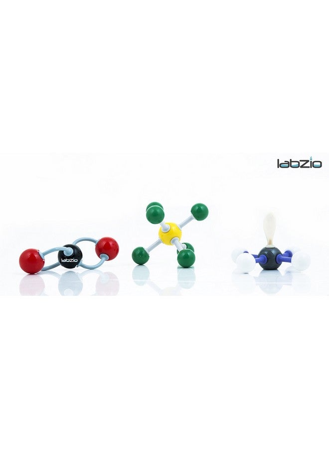 Labzio - Molecular Model Student Kit for Inorganic and Organic Chemistry, 52 Atoms Pieces, 37 Links - Image 2