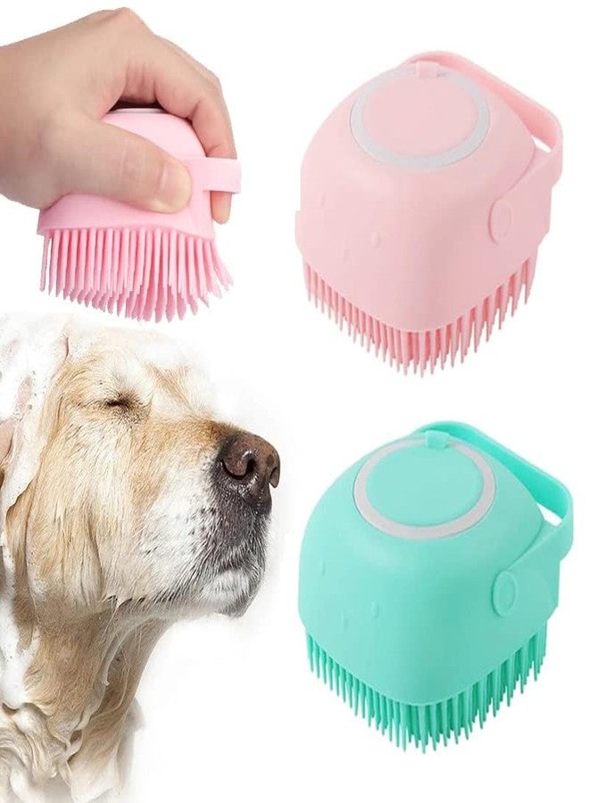 XIKKART Body Scrubber for Men Silicone Bath Brush with Shower Gel Soap Dispenser Mud & Dirt Remover with Soft Silicone Bristle with Non-Toxic Brushes for Nourishing Cleaning Exfoliating Your Skin (Pack OF 5) - Image 2