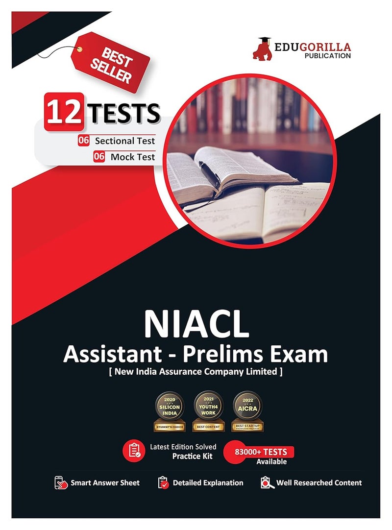 NIACL Assistant Prelims Exam 2024 (English Edition) - New India Assurance Company Limited - 6 Full Length Mock Tests and 6 Sectional Tests with Free Access To Online Tests  - Image 1