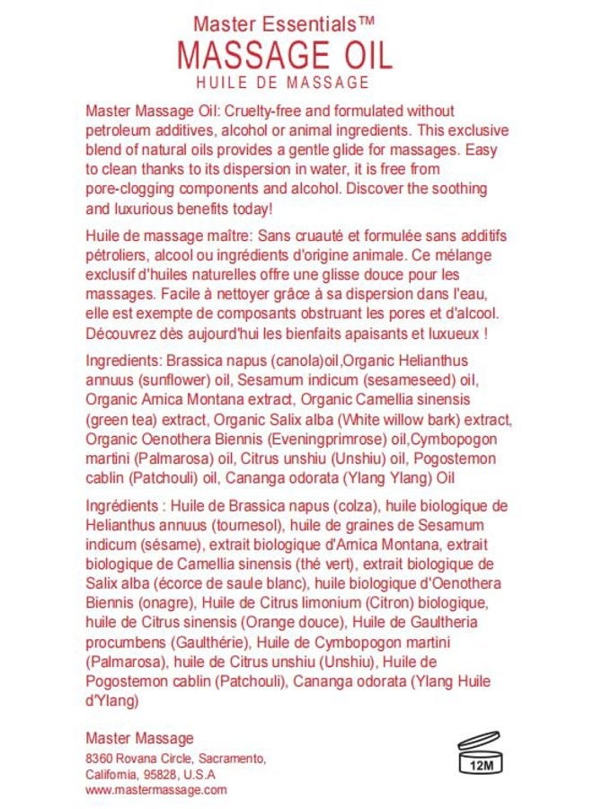 Master Massage Spa Master Essentials Exotic Blend Aroma Therapy Oil, 8oz - Image 5