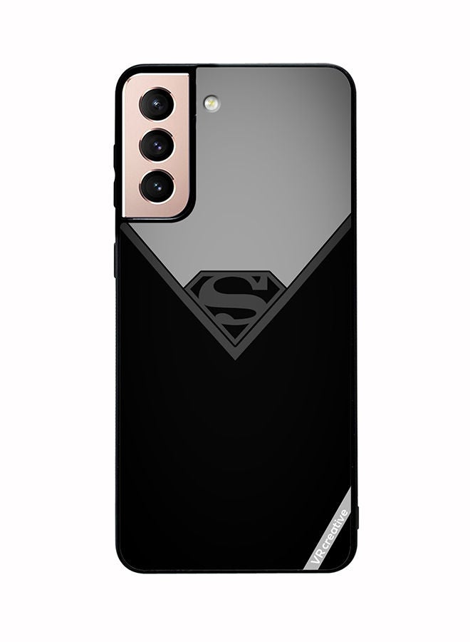 VR CREATIVE Protective Case Cover For Samsung Galaxy S21 Plus 5G Simple Superman Design Multicolour - Image 1