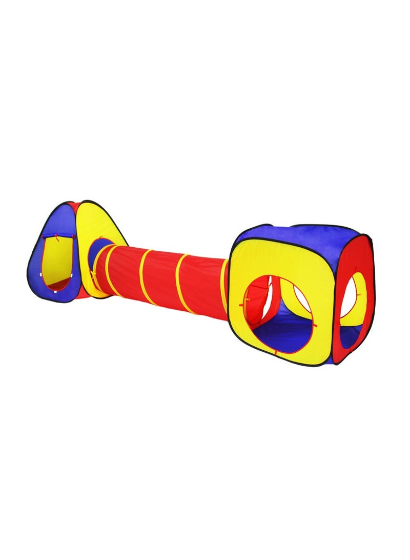 3-Piece Crawling Tunnel Tent House Set - Image 1