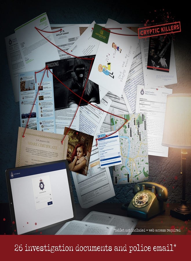 Cryptic Killers Unsolved Murder Mystery Game - Cold Case File Investigation - Detective Clues/Evidence - Solve The Crime - Individuals, Date Nights & Party Groups - Murder of a Musician - Image 3
