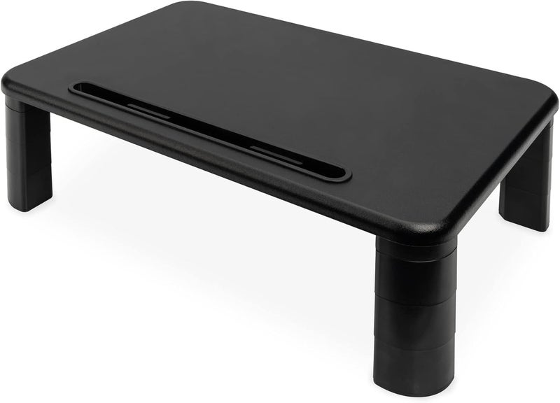DIGITUS Ergonomic Monitor Raiser - 3 Heights Screen Stand - Load Capacity 10kg - Tablet & Smartphone Stand - Image 1