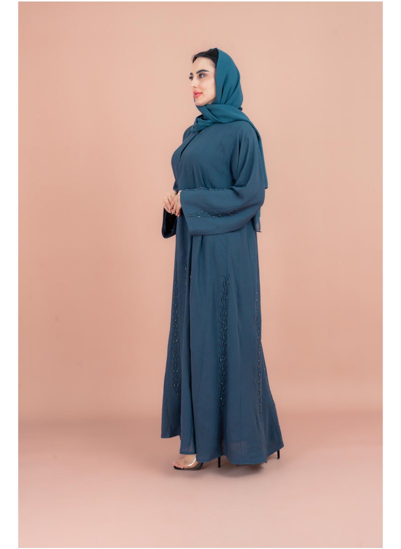 IKKXA Modern Crystal Abaya AIK156  - Image 4