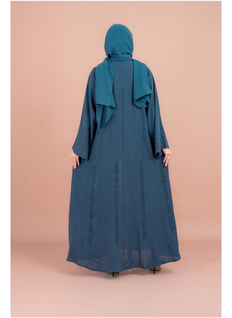 IKKXA Modern Crystal Abaya AIK156  - Image 3