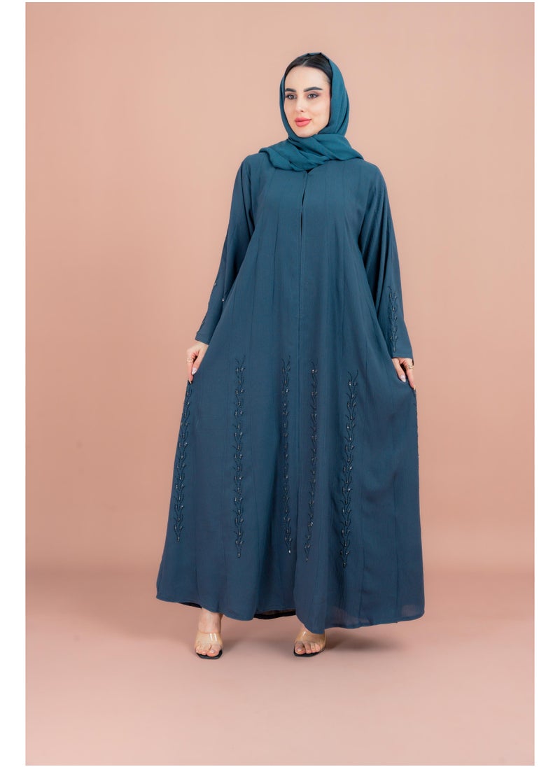 IKKXA Modern Crystal Abaya AIK156  - Image 1
