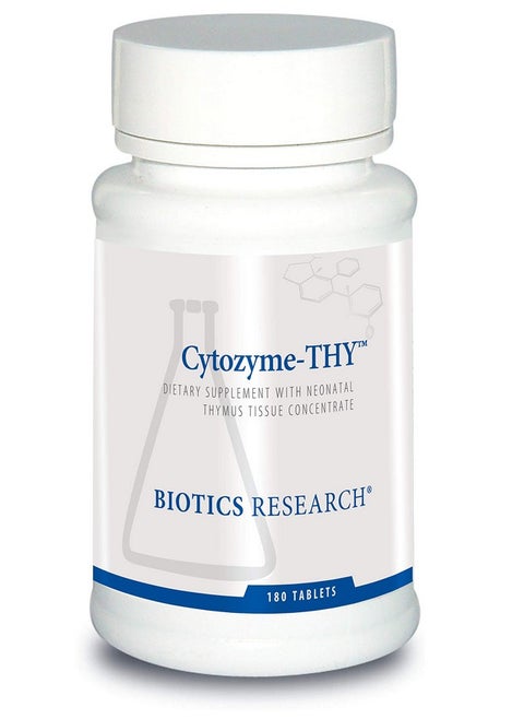 Biotics Research Cytozyme Thy Neonatal Thymus Concentrate. Supports Health of The Thymus Gland. Healthy Immune Response and Body Pathway Processes. Supports Immune System. 180 Tabs