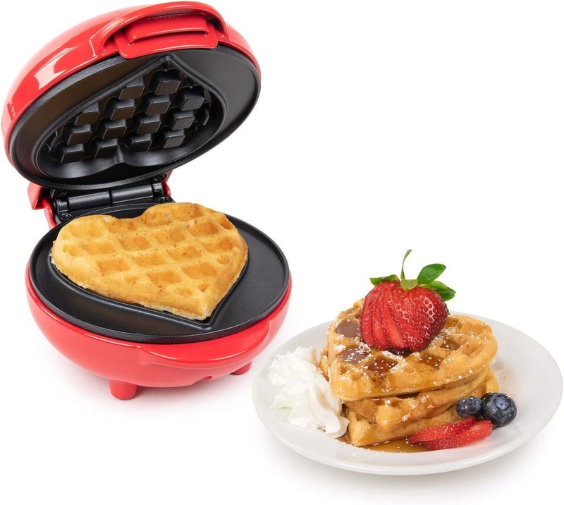 Garth Compact Mini Waffle Maker, Easy-Clean, Non-Stick Surfaces for Perfect Breakfast, Desserts, Sandwiches, Panini & Snacks (Pack of 1) - Image 5