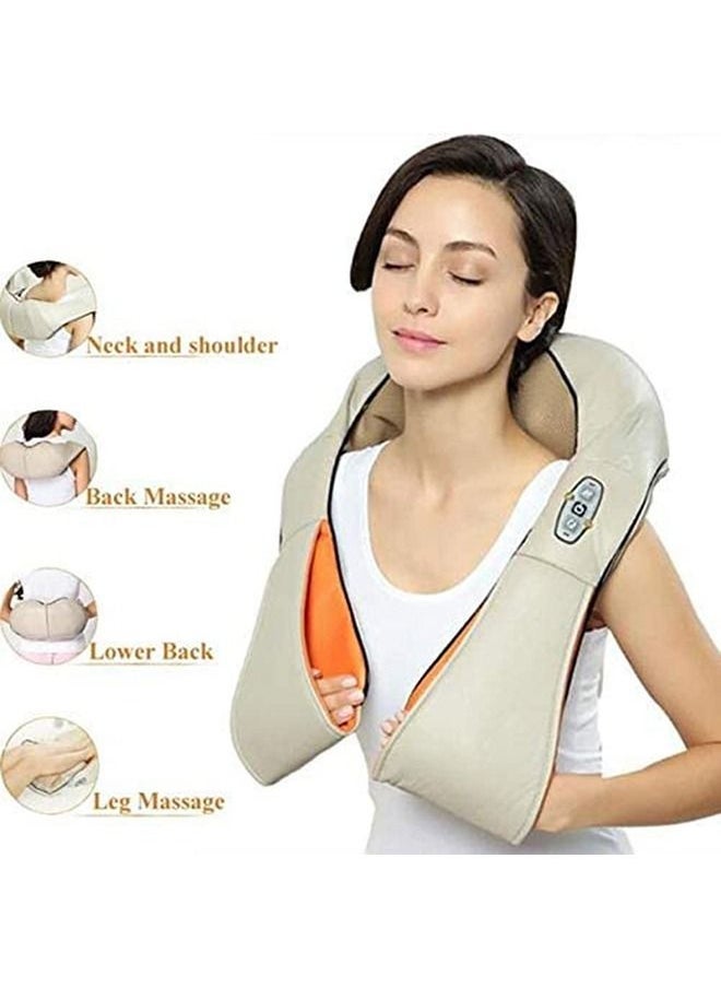 Loquat Neck Shoulder Back Massager, Electric Deep Tissue 3D Kneading Massage Pillow for Lower Back, Calf, Legs, Full Body Muscle Relaxation - Image 4