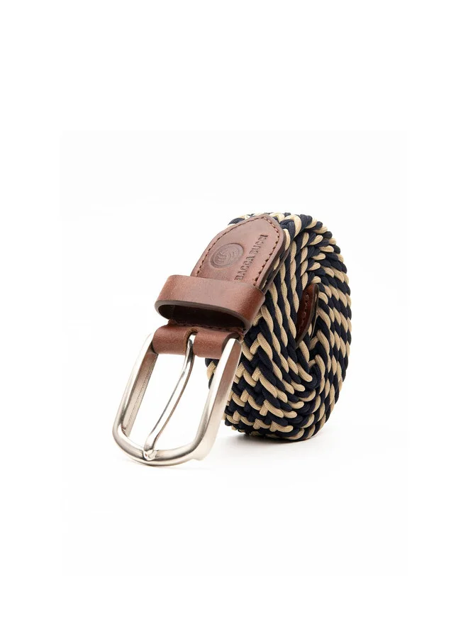 Bacca Bucci  Men's Wide Braided Canvas Belt with Tang Closure for Men | Best Price UAE