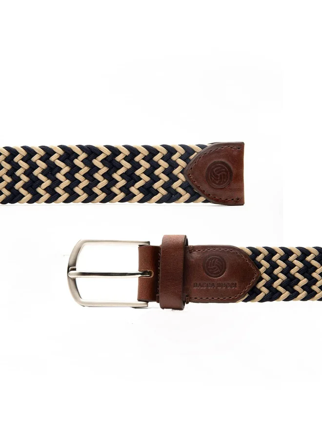 Bacca Bucci  Men's Wide Braided Canvas Belt with Tang Closure for Men | Best Price UAE