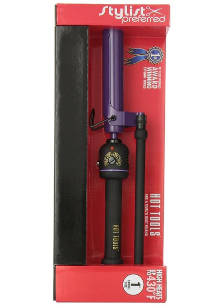 Hot Tools HOT TOOLS 2108 Nano Ceramic Marcel Curling Iron BlackPurple 1 Inch 