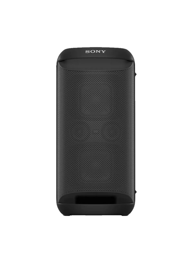 Sony XV500 Portable Party Speaker, X-Balanced Speaker Unit with Powerful Deep Bass, Up to 25 Hours Battery Life, IPX4 Splash Resistant, LED Party Lighting, Dual Mic Inputs, Guitar Input, Fast Charging, Karaoke Ready, Bluetooth Connectivity, Black SRS-XV500 black - Image 3