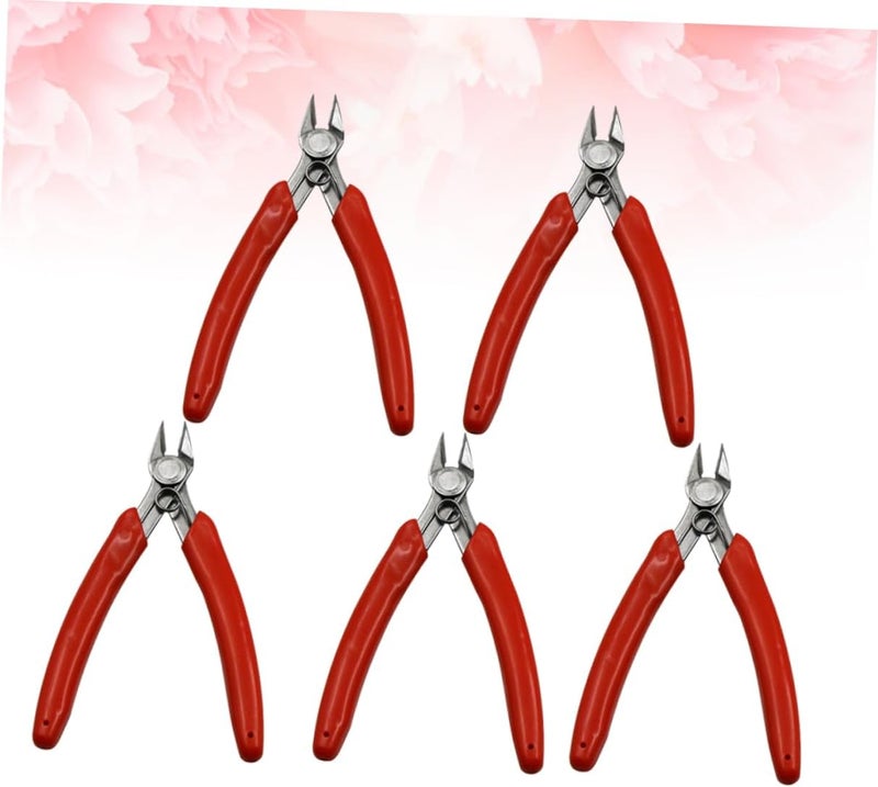 Generic Spring Loaded 20° Angle Diagonal Pliers Set Electrical Wire Cable Plier Cutters Flush Pliers Nipper for Tight Spaces - Image 3