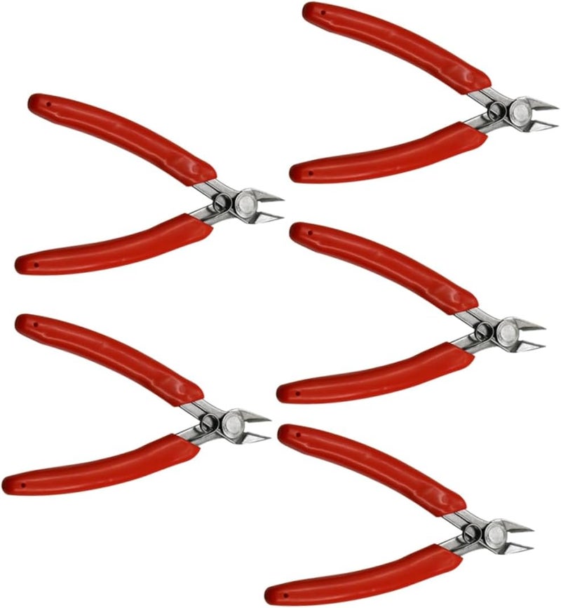 Generic Spring Loaded 20° Angle Diagonal Pliers Set Electrical Wire Cable Plier Cutters Flush Pliers Nipper for Tight Spaces - Image 1