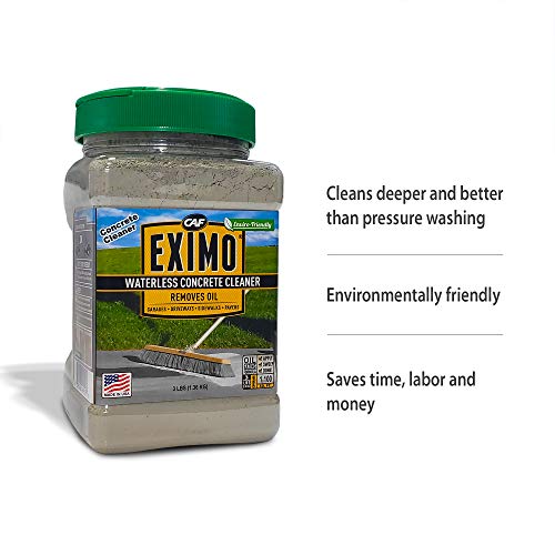 CAF Outdoor Cleaning منظف الخرسانة بدون ماء EXIMO® من CAF لتنظيف الأسطح الخارجية مثل الممر، المرآب، القبو، والممرات (3 أرطال) - Image 3
