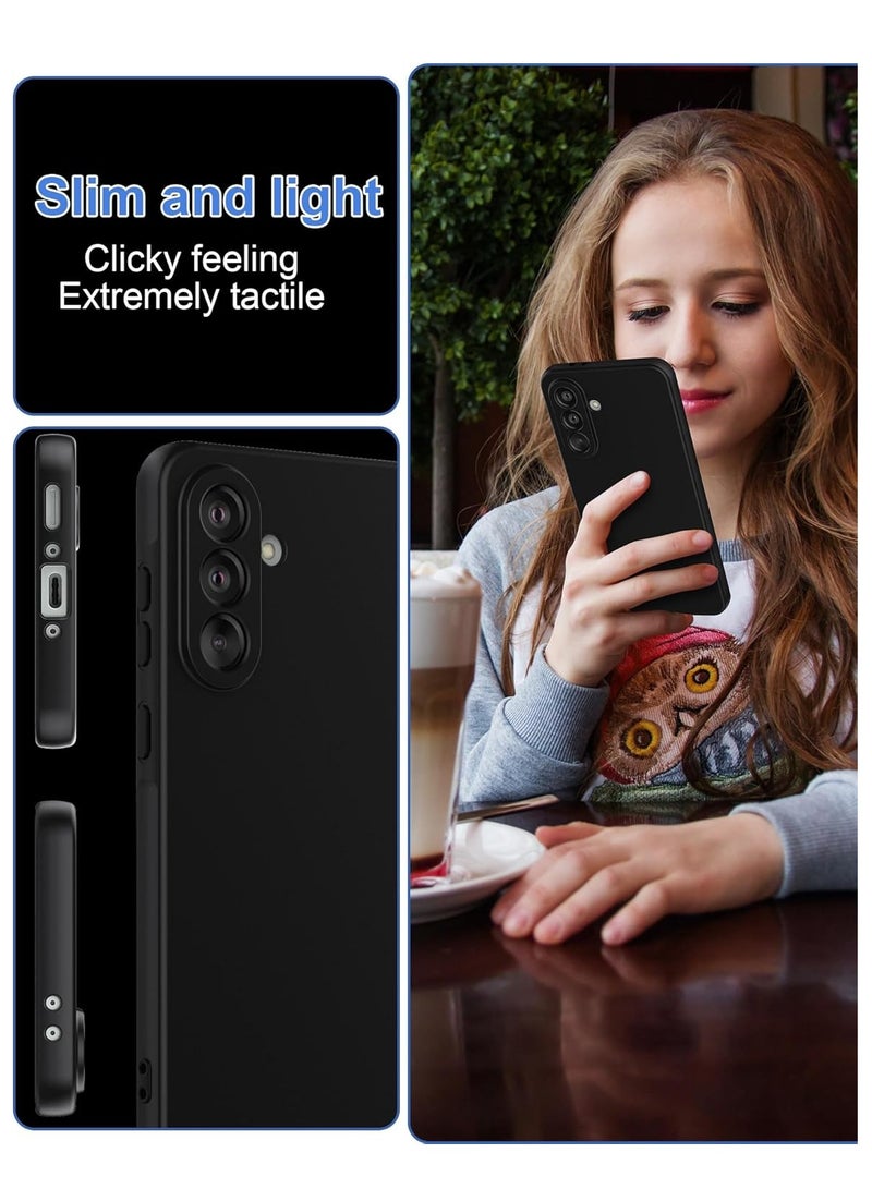 بورتوني غطاء حماية من السيليكون السائل الفاخر لهاتف Samsung Galaxy A56 مع بطانة ناعمة من الألياف الدقيقة وغطاء واقٍ لهاتف Samsung Galaxy A56 5G مقاس 6.7 بوصة - Image 5