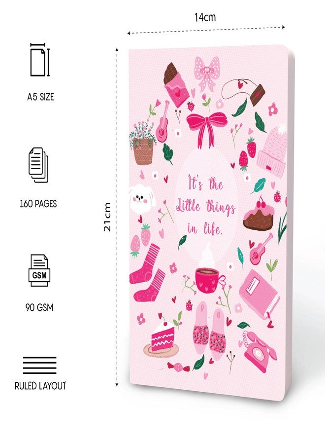 فيكطر نوطس دفتر ملاحظات فاكتور A5: مسطر | 90 غرام/متر مربع | 160 صفحة (إنها الأشياء الصغيرة في الحياة) - Image 2