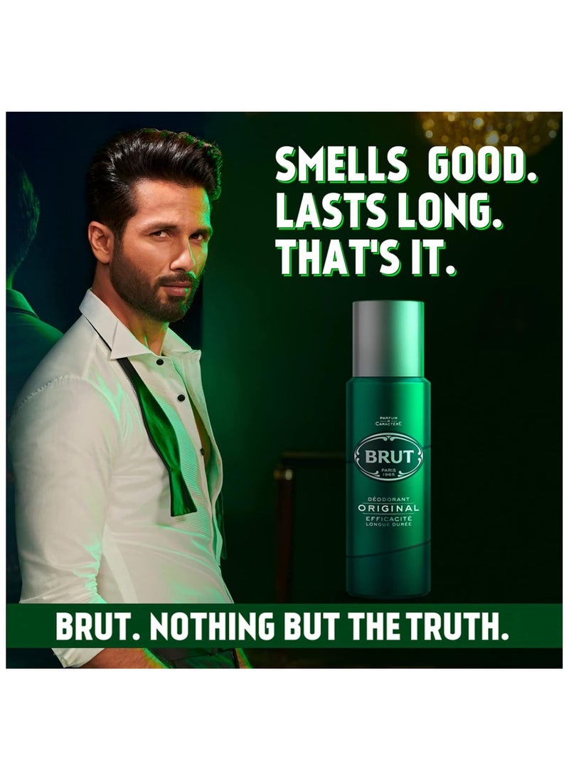 BRUT Brut Original Deodorant For Men, 200ml  - Image 3