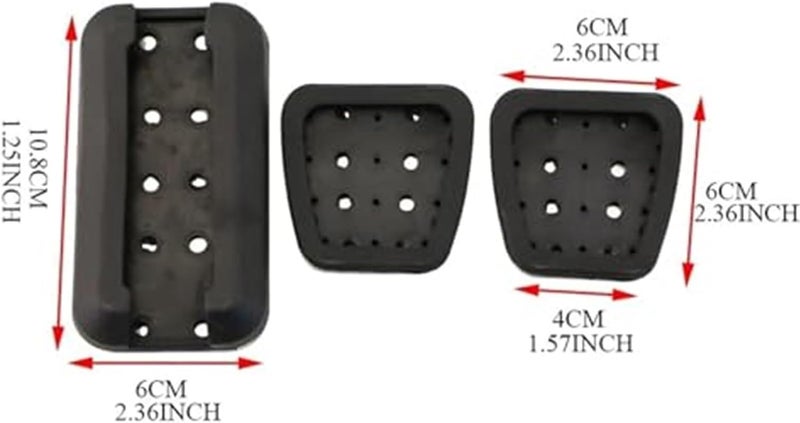 Wivplex Stainless Steel Pedal Pad Set - Image 4