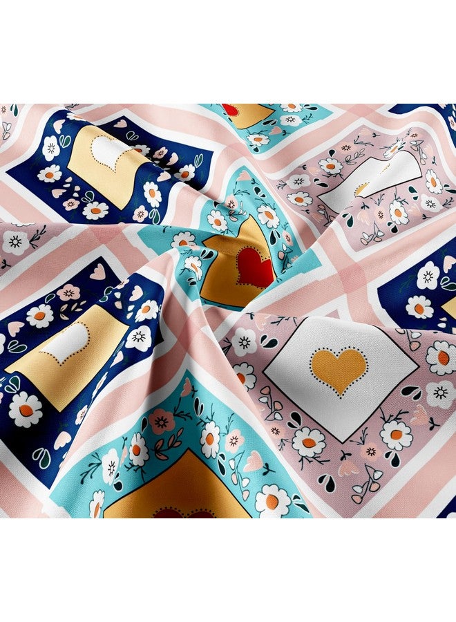 DECOREZA 320 TC Cotton Feel Glace Cotton Printed Elastic Fitted King Size Double Bed Bedsheet with 2 Pillow Covers|Fitted Bedsheets King Size 78 x 72 x 10 Inches (Damask Rangoli, Multicolor) - Image 5