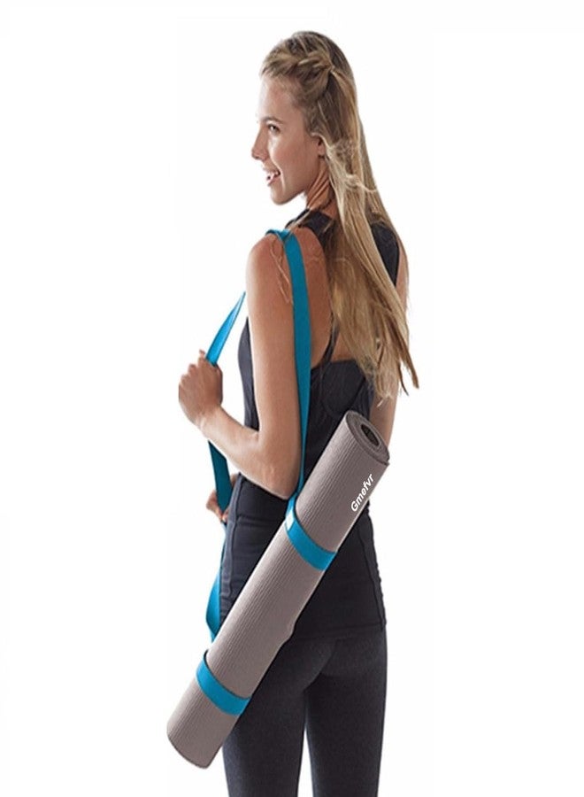 Gmefvr Yoga Mat 4mm Eva Mat very Soft Multicolor With Hanging Strap - Image 1