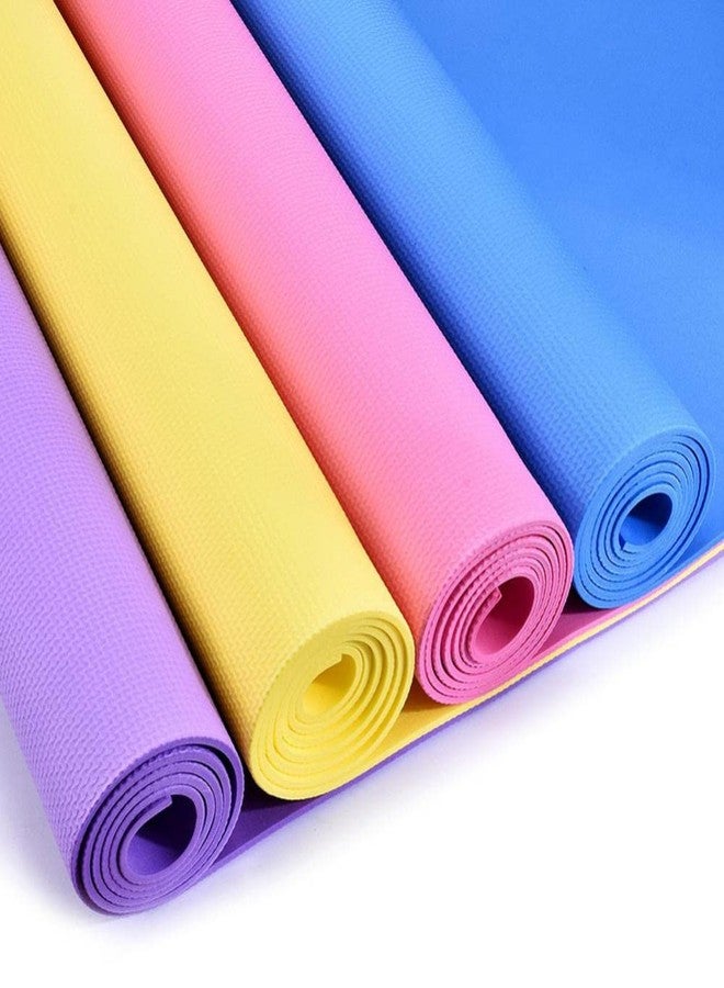 Gmefvr Yoga Mat 4mm Eva Mat very Soft Multicolor With Hanging Strap - Image 3