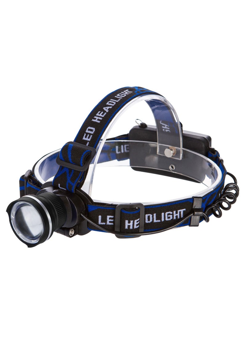 GEEPAS Rechargeable Led Head Lamp- 1500 Mah Battery with 4-6 hours Working | 3 Modes Bicycle Camping Torch & Emergency Lights  - Image 1