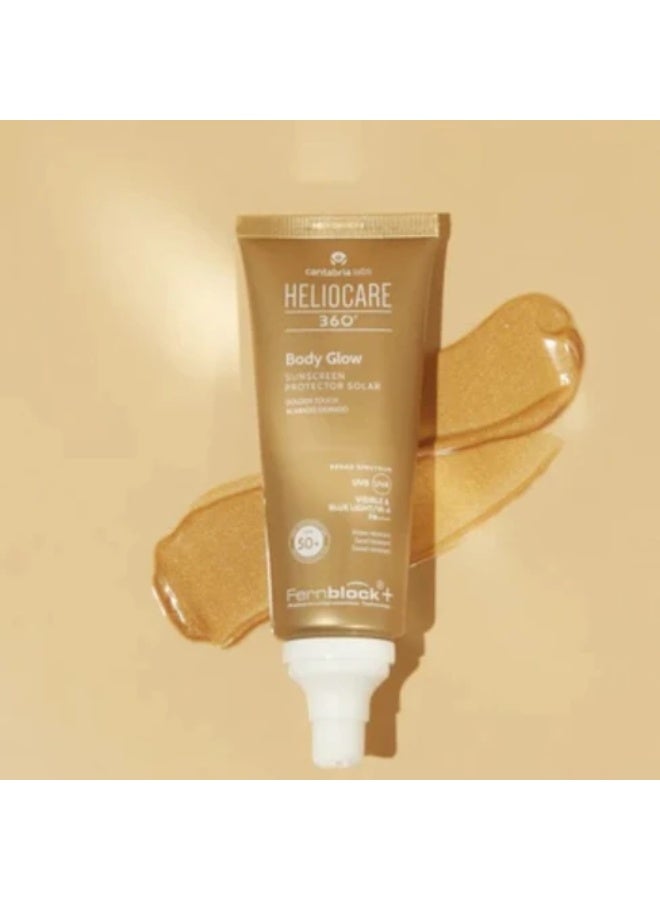 هيليوكير 360º سائل توهج الجسم بعامل حماية من الشمس 50+ 100 مل - Image 4
