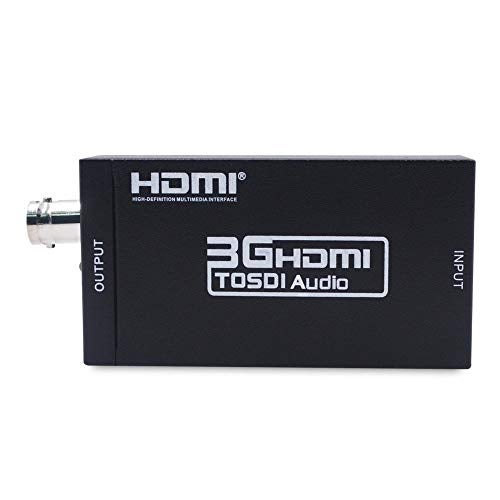 Microware HDMI to SDI Converter - HDMI to SDI Adapter Supports 1080P for Camera, Home Theater - Image 1