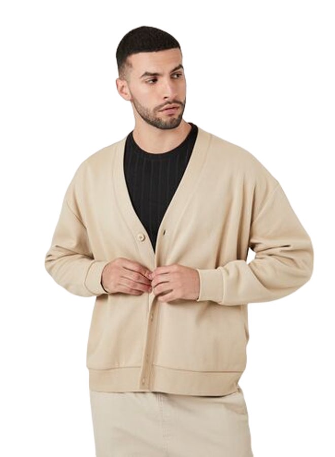 FOREVER 21 سترة كارديجان بأكمام منسدلة  - Image 1