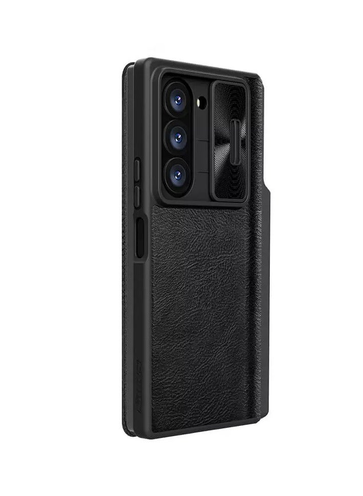 Nillkin Qin Pro Leather case for Samsung Galaxy Z Fold 6 5G - Black - Image 2