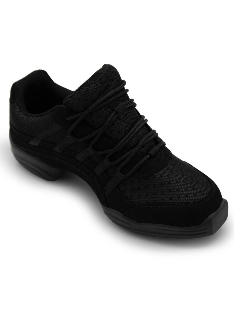 Capezio Unisex Rock It Dansneaker Dance Shoe, Dance Shoes With Cool Ventilated Arch & Modern Design For Many Styles Of Dance,Shoes Women & Men Can Wear For Studio Practice & On Stage-Black,Size 10.5 - Image 2