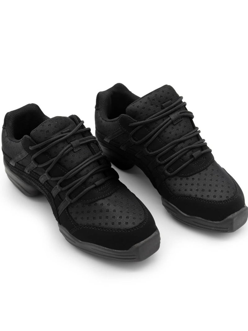 Capezio Unisex Rock It Dansneaker Dance Shoe, Dance Shoes With Cool Ventilated Arch & Modern Design For Many Styles Of Dance,Shoes Women & Men Can Wear For Studio Practice & On Stage-Black,Size 10.5 - Image 4