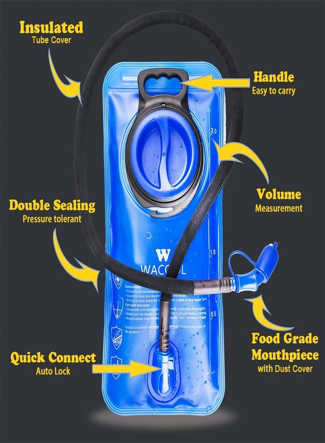 WACOOL 2.5 Liter BPA Free PEVA Hydration Pack Bladder Leak-Proof Water Reservoir (Hydration Bladder Only) - Image 4
