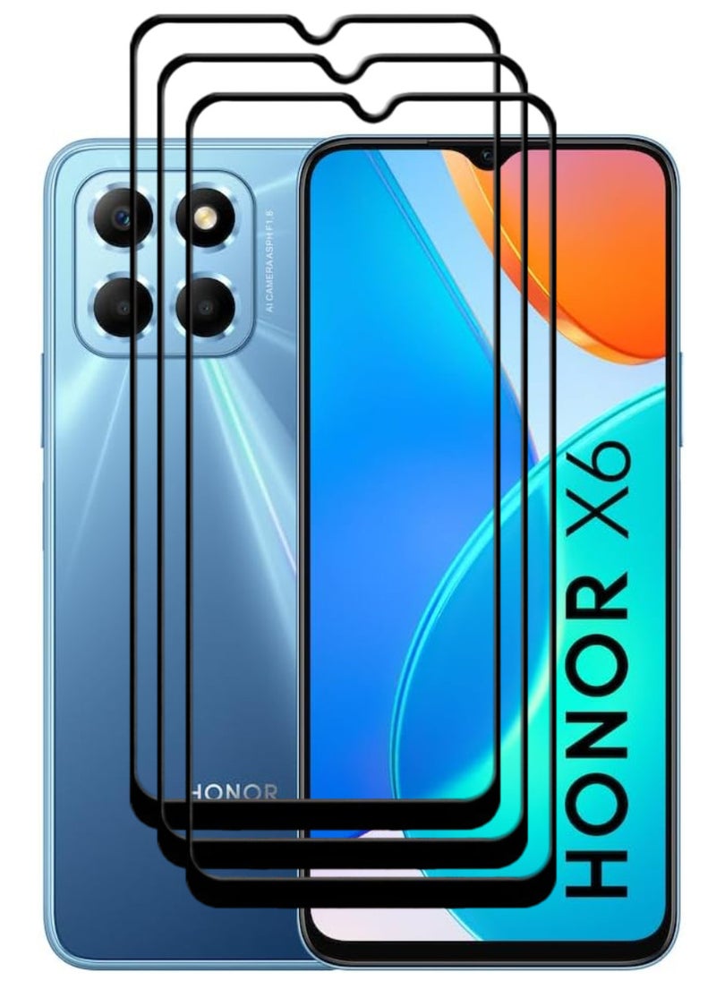 ACLIX 3 Pieces Antistatic ESD Dustproof Premium Quality High Definition Tempered Glass Screen Protector Designed For Honor X6 - Image 1