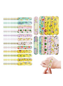 Excefore Colorful Cartoon Adhesive Bandages for Kids, 360 Pcs Children Waterproof Breathable Bandages, Bandages for Kids Repair Tape, Knuckle Stickers Comfortable Protection Scrapes and Cuts  - Image 1