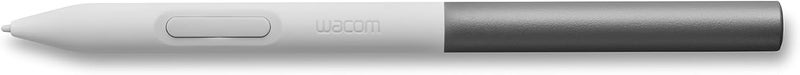 Wacom One Standard Pen (for 2023 Edition One displays and Tablets), White Front/Gray Rear - Image 1